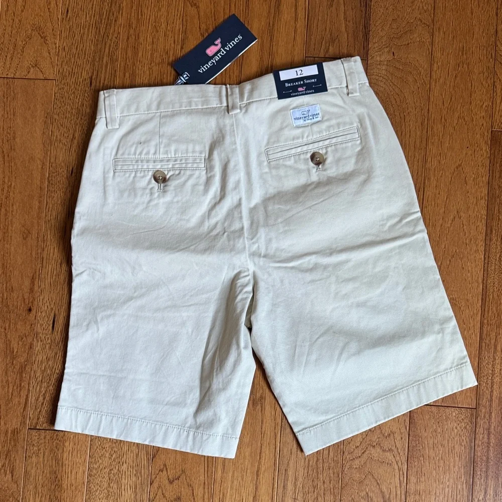 Vineyard Vines  Boys Stretch Breaker Short  size 12 color stone - Picture 2 of 5